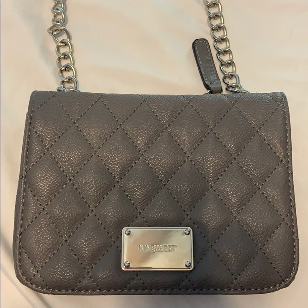 Nine west grey mini crossbody
